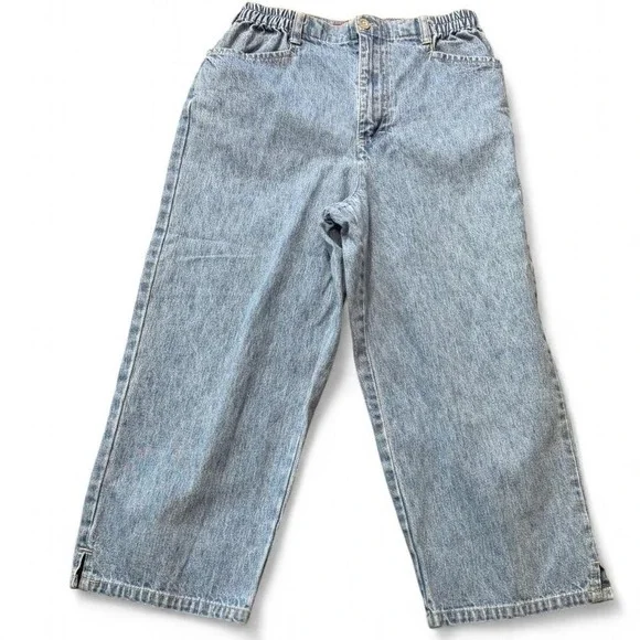 Vintage 90s Gloria Vanderbilt Cropped Jeans, Women's Size 4P - Picture 1 of 10
